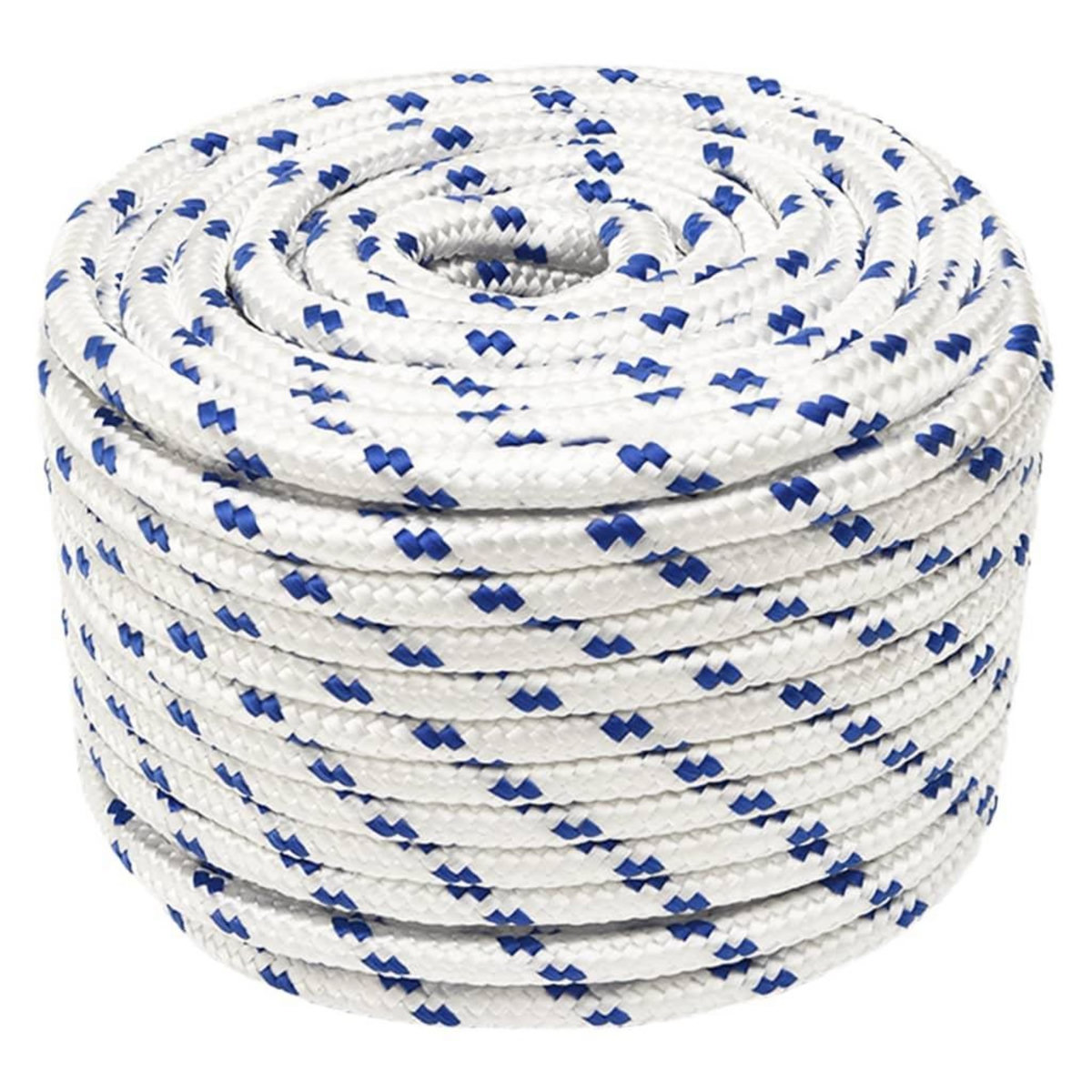 VIDAXL Corde de bateau Blanc 12 mm 100 m Polypropylene