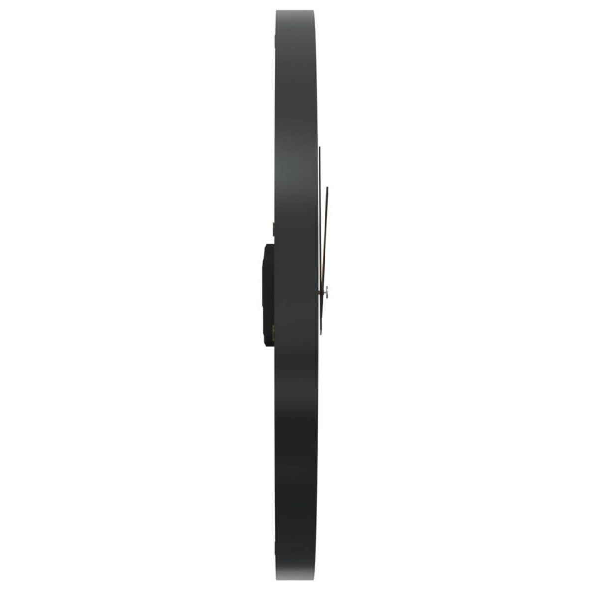 VIDAXL Horloge murale marron Ø35 cm fer et bois d'olivier