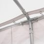 Voir la diapositive 6 : HOMCOM Tente de réception tonnelle de jardin 4 parois amovibles portes zippées idéal pour fête mariage soirée 6 x 4 x 2,8 m acier toile polyéthylène 180 g/m² blanc