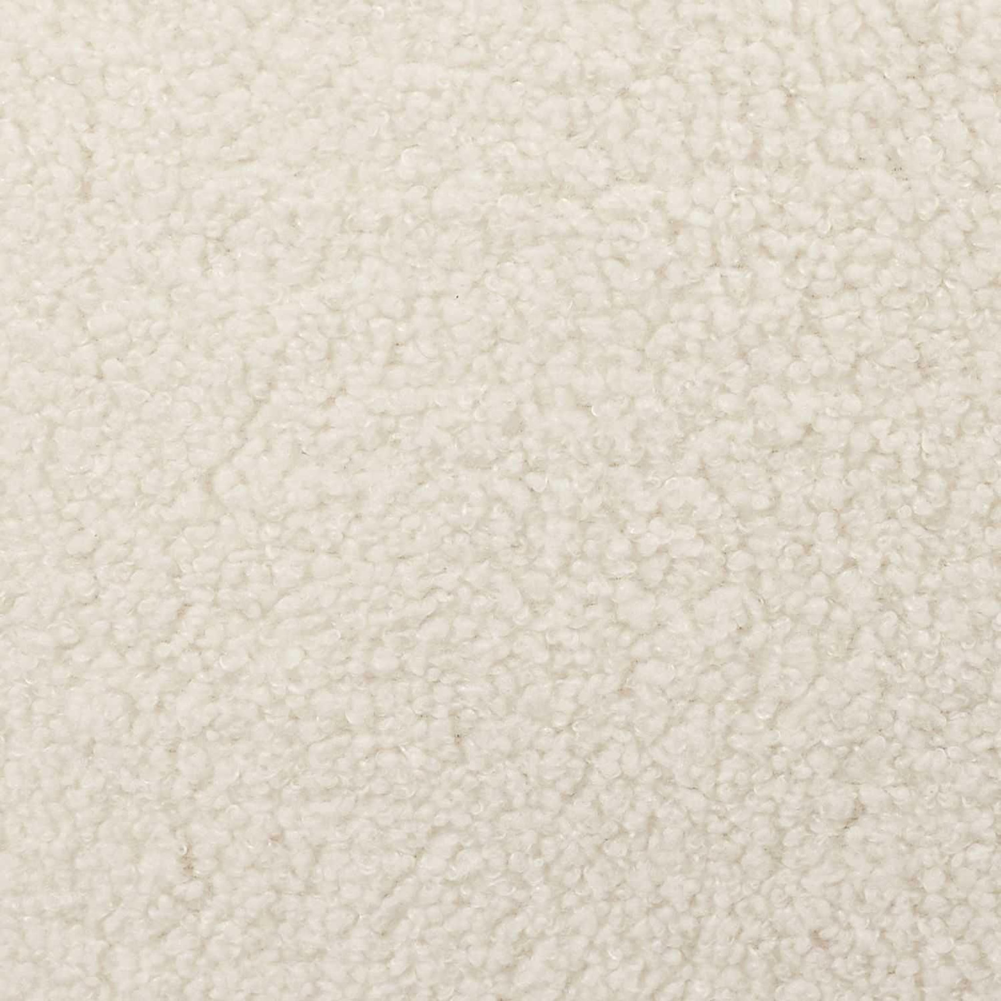Voir la diapositive 6 : The Home Deco Factory Fauteuil crapaud en bouclette Moss - Blanc