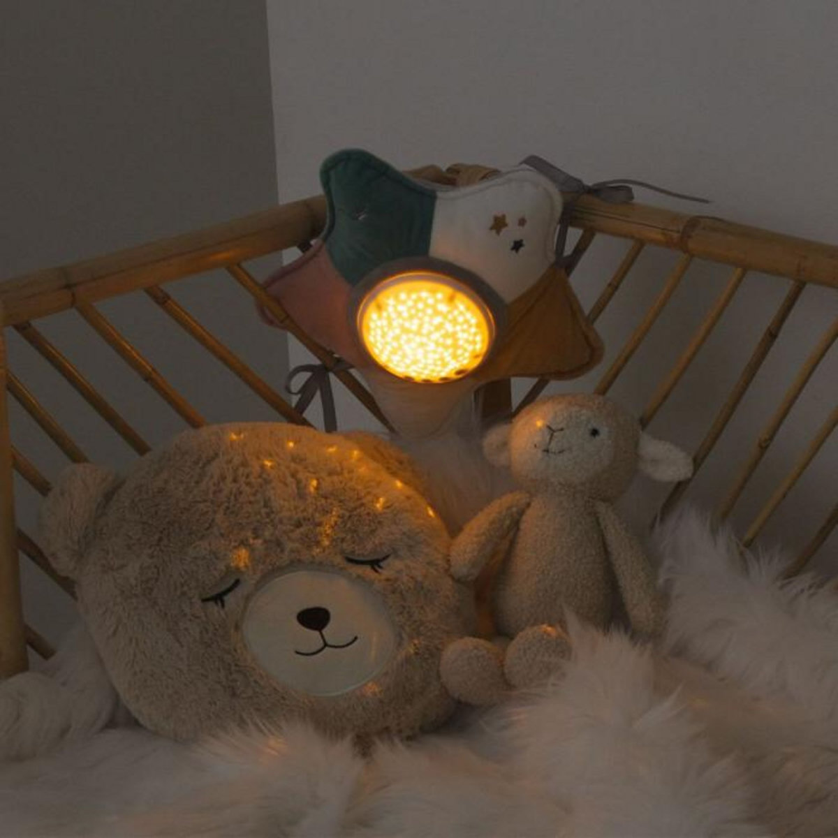 Atmosphera Kids Veilleuse Enfant  Projecteur Étoile  25cm Multicolore