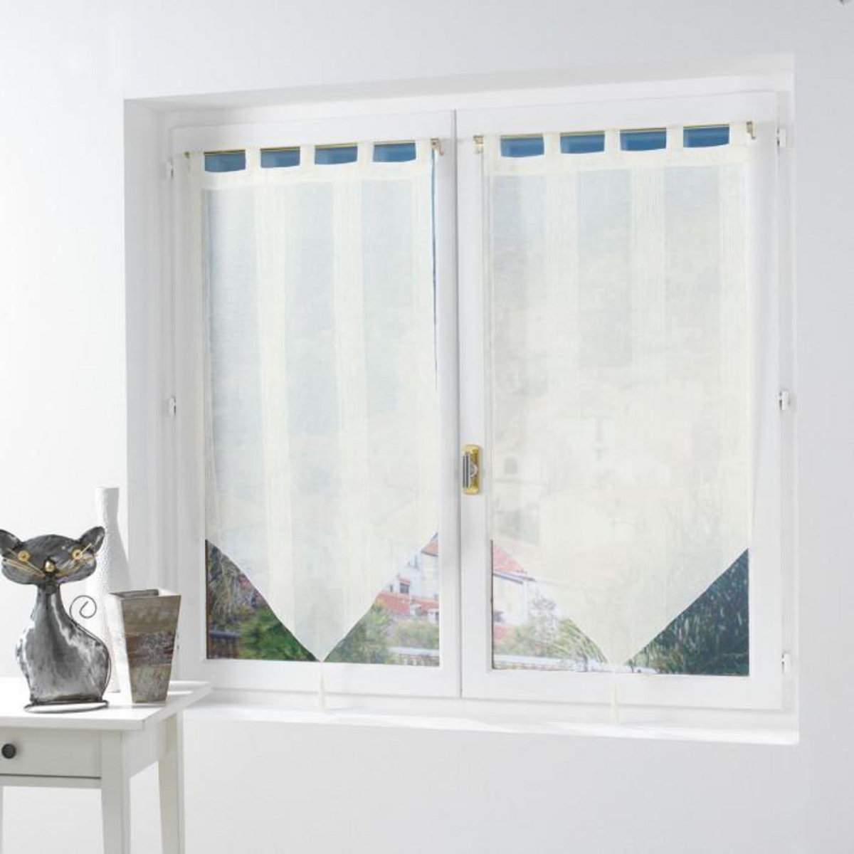 Paris Prix Paire de Voilages  Salina  60x160cm Naturel