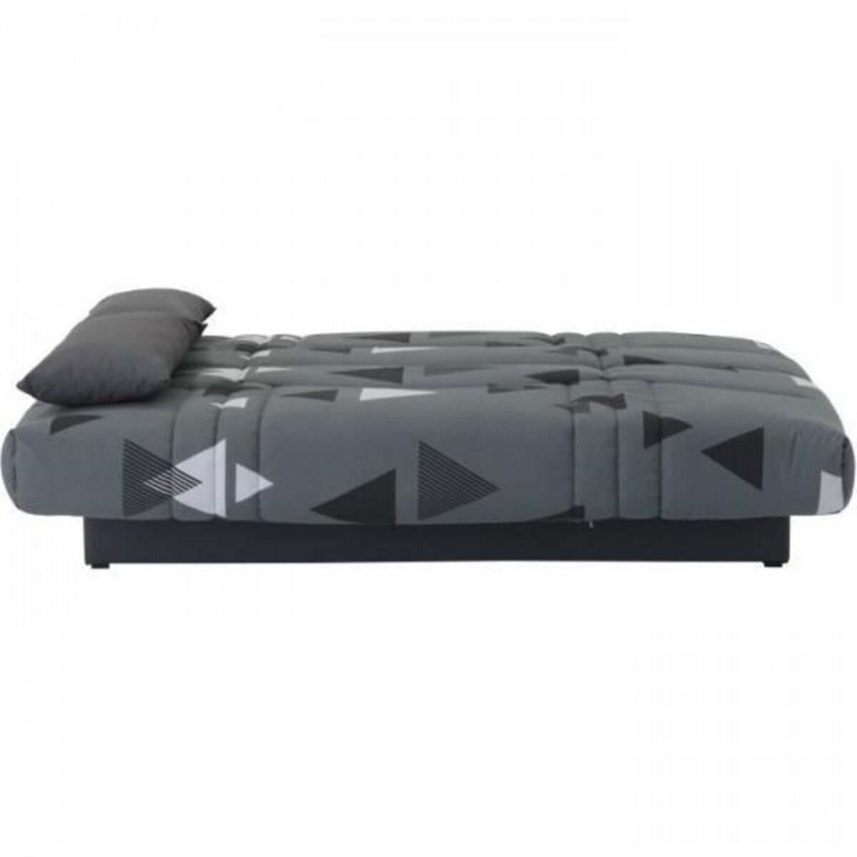 MARKET24 Banquette clic clac 3 places - tissu Bikini gris - Style contemporain - L 190 x P 92 cm - DREAM