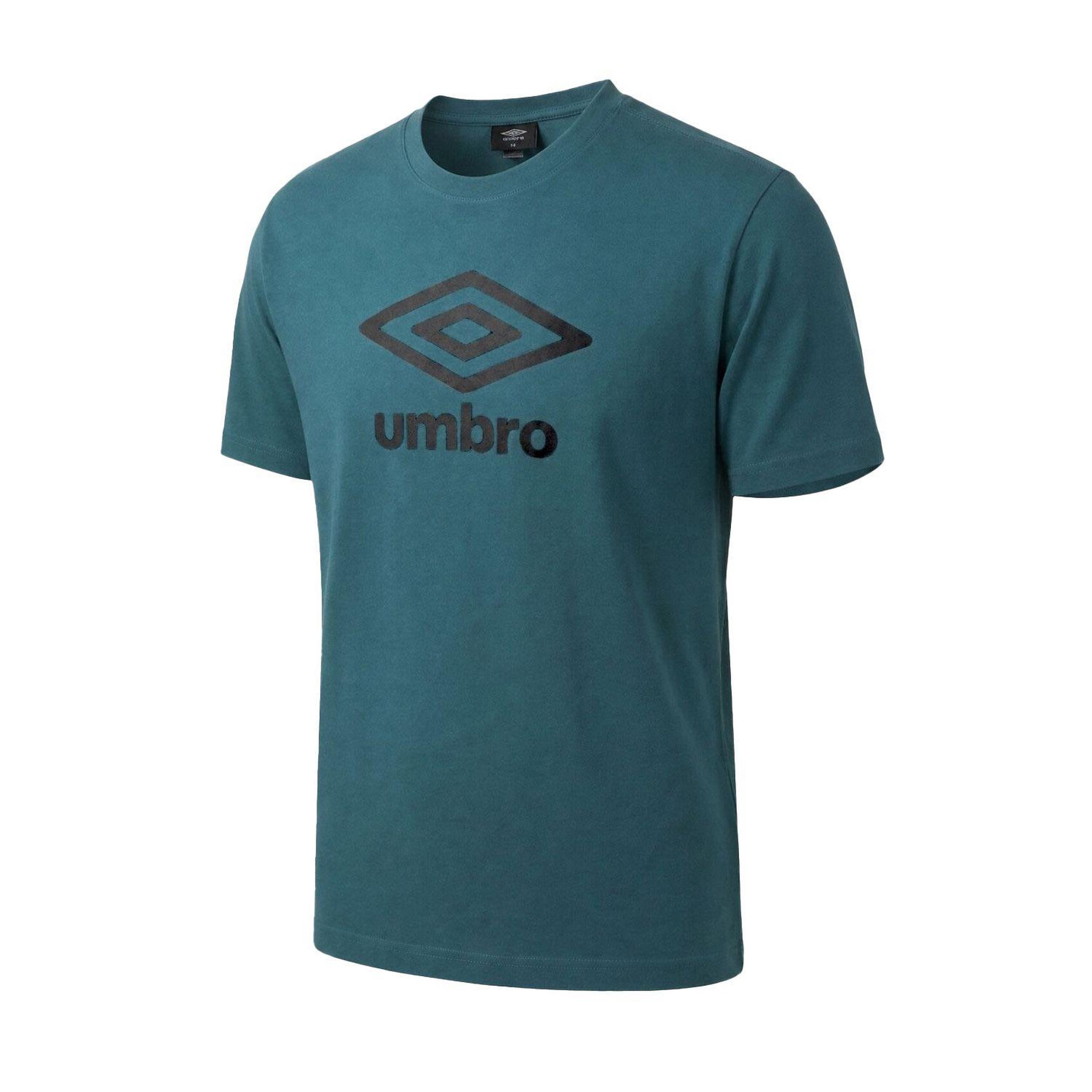 Voir la diapositive 1 : UMBRO Tee shirt homme col rond en coton 160GSM et logo imprimé 729280
