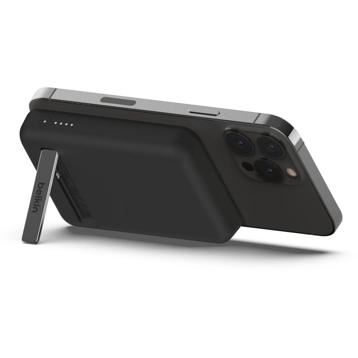 Belkin Batterie externe 5000 mAh sans fil MagSafe noir