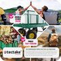 Voir la diapositive 5 : tectake Chariot de jardin chariot de transport avec des parois latérales rabattables vert