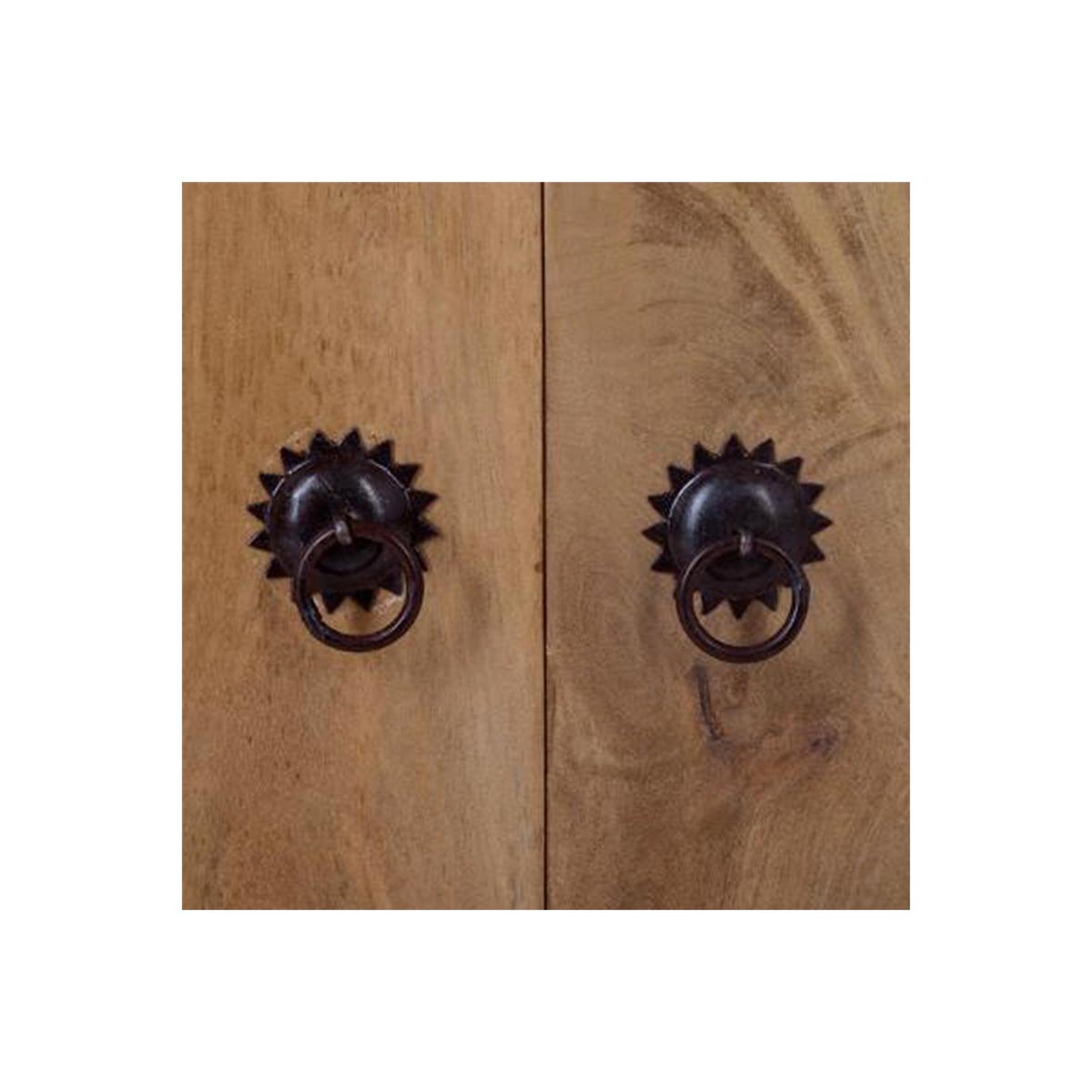 Voir la diapositive 3 : ATMOSPHERA Buffet 2 portes design  ajmal  90cm marron
