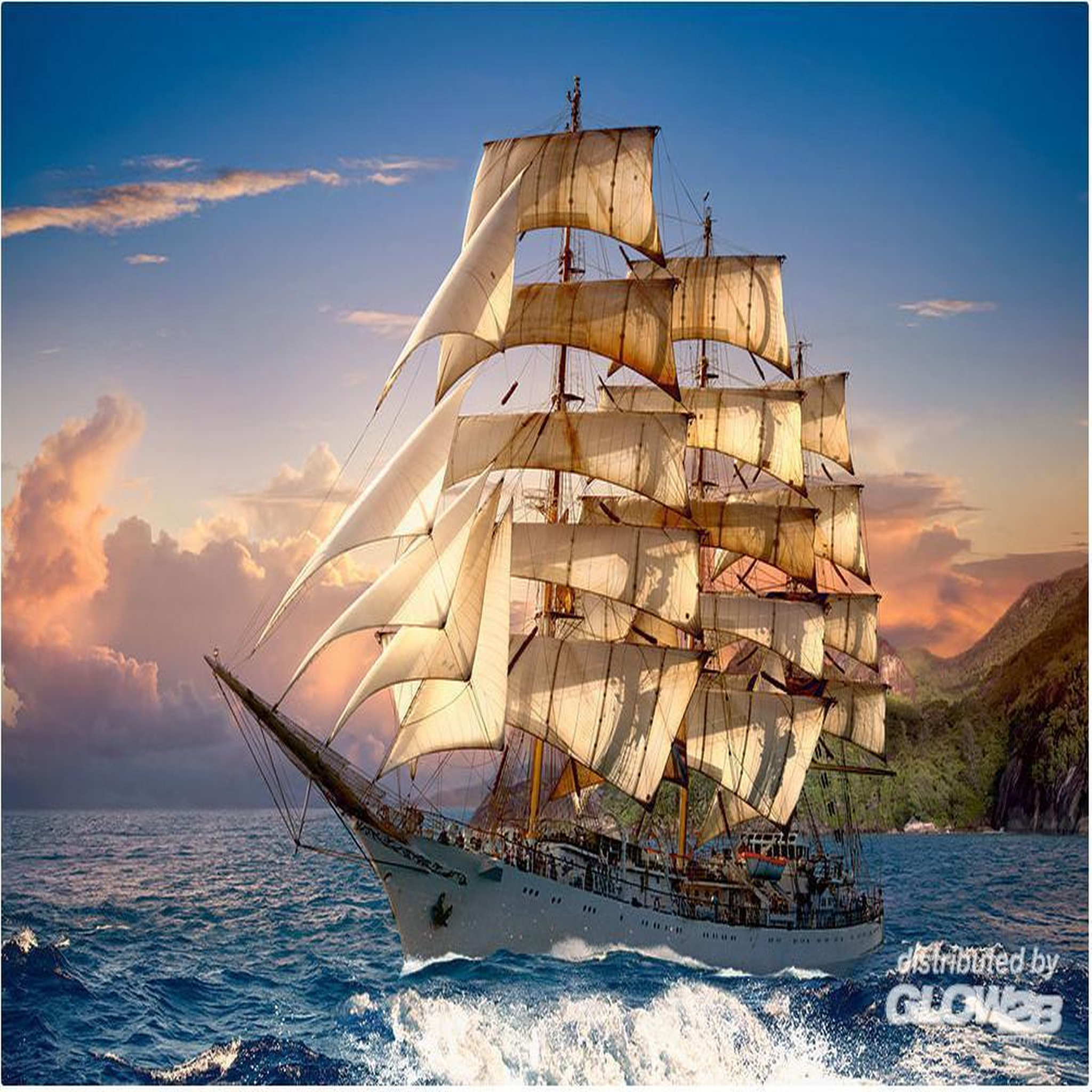 Voir la diapositive 4 : Castorland Puzzle 1500 pièces : Voilier au crépuscule