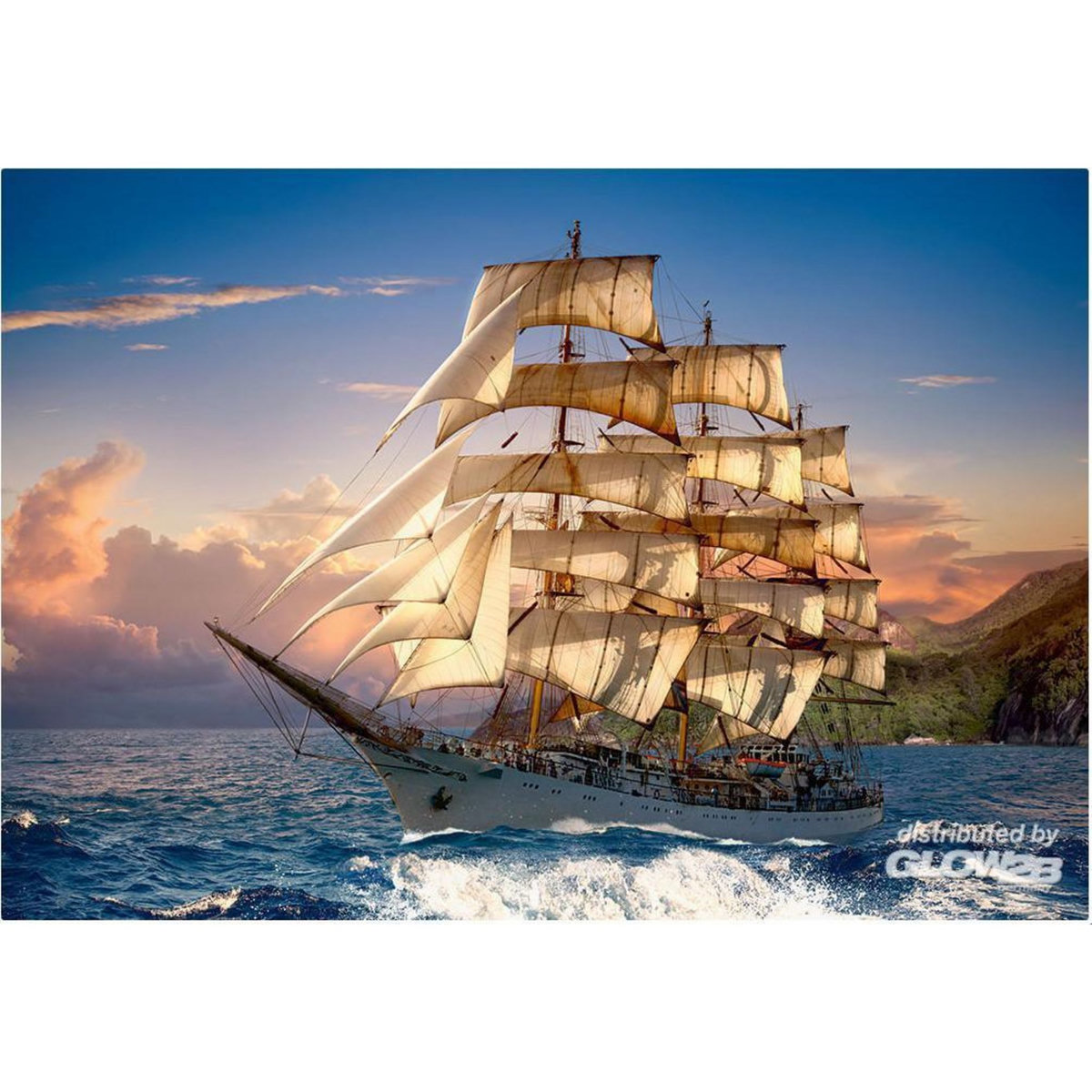 Castorland Puzzle 1500 pièces : Voilier au crépuscule