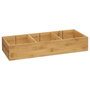 Voir la diapositive 1 : FIVE Organiseur Bambou à Compartiments  Tidy Smart  15x38cm Naturel