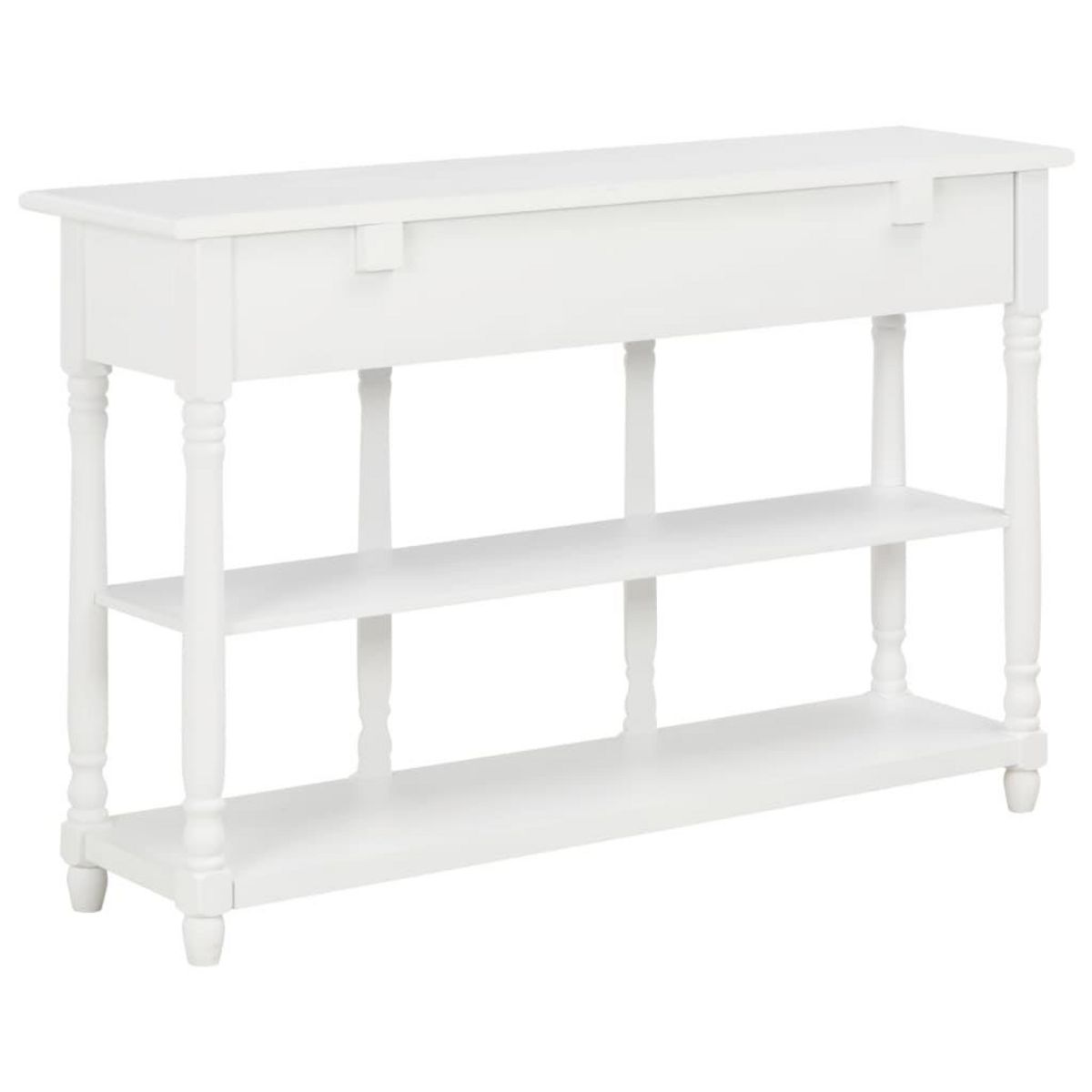 VIDAXL Table console Blanc 120x30x76 cm MDF