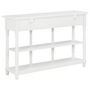 Voir la diapositive 3 : VIDAXL Table console Blanc 120x30x76 cm MDF