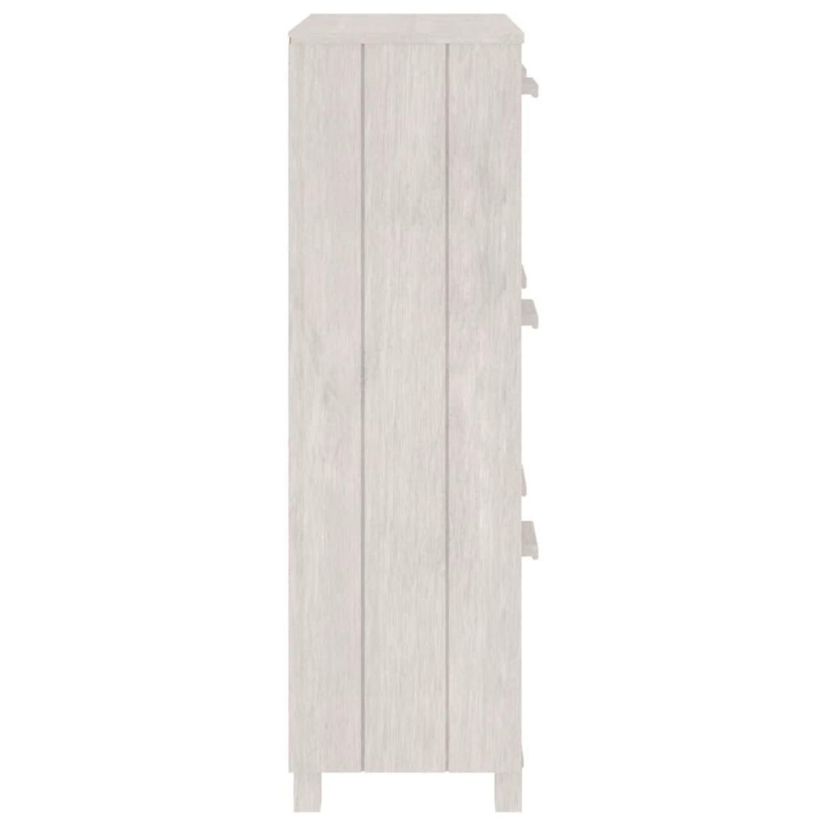VIDAXL Armoire a chaussures HAMAR Blanc 59,5x35x117 cm Bois de pin