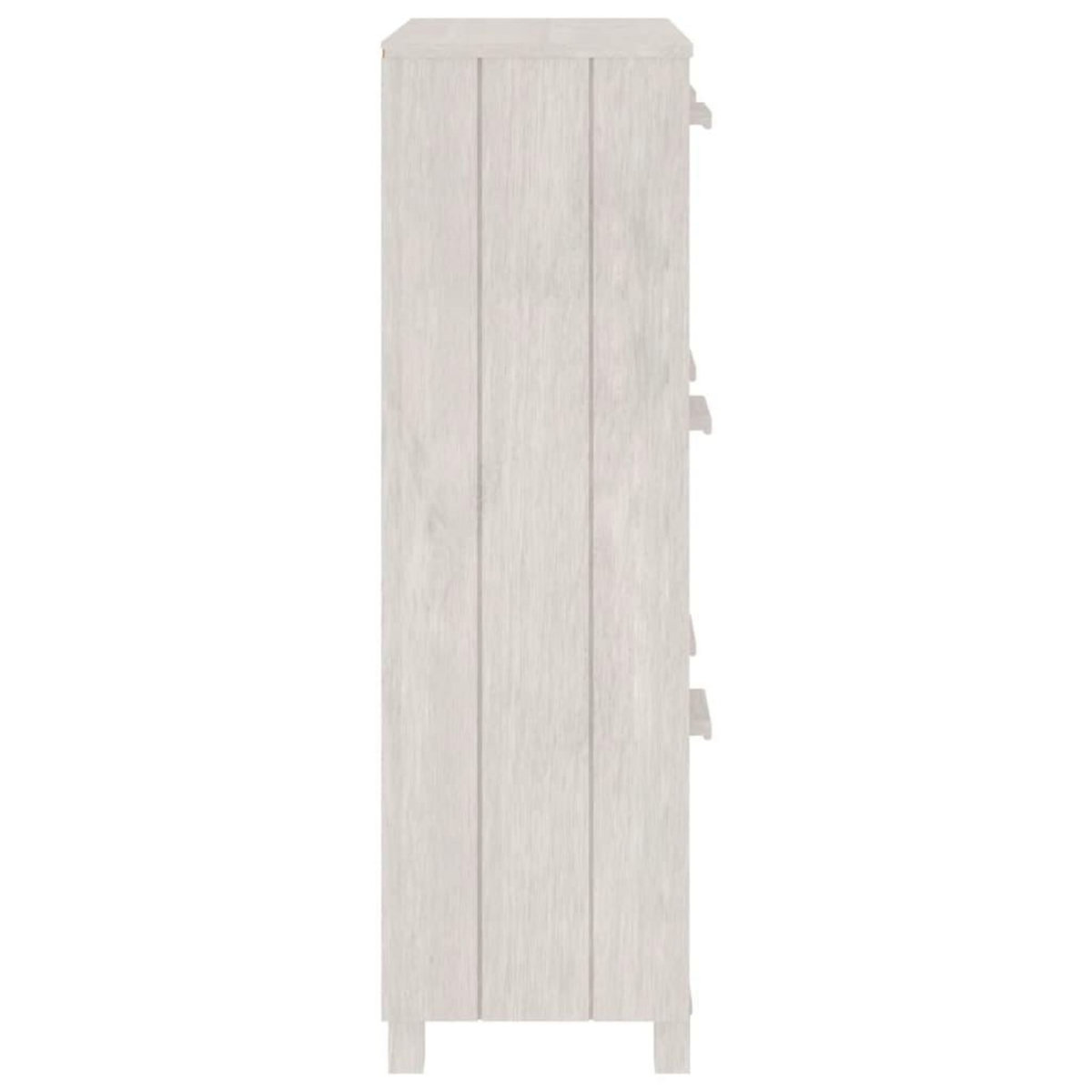 VIDAXL Armoire a chaussures HAMAR Blanc 59,5x35x117 cm Bois de pin