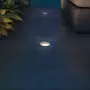 VIDAXL Lampes au sol a LED d'exterieur 3 pcs rond