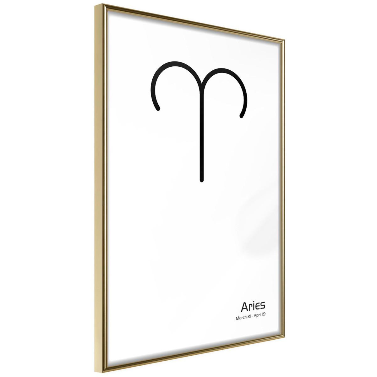 Paris Prix Affiche Murale Encadrée  Zodiac Aries II