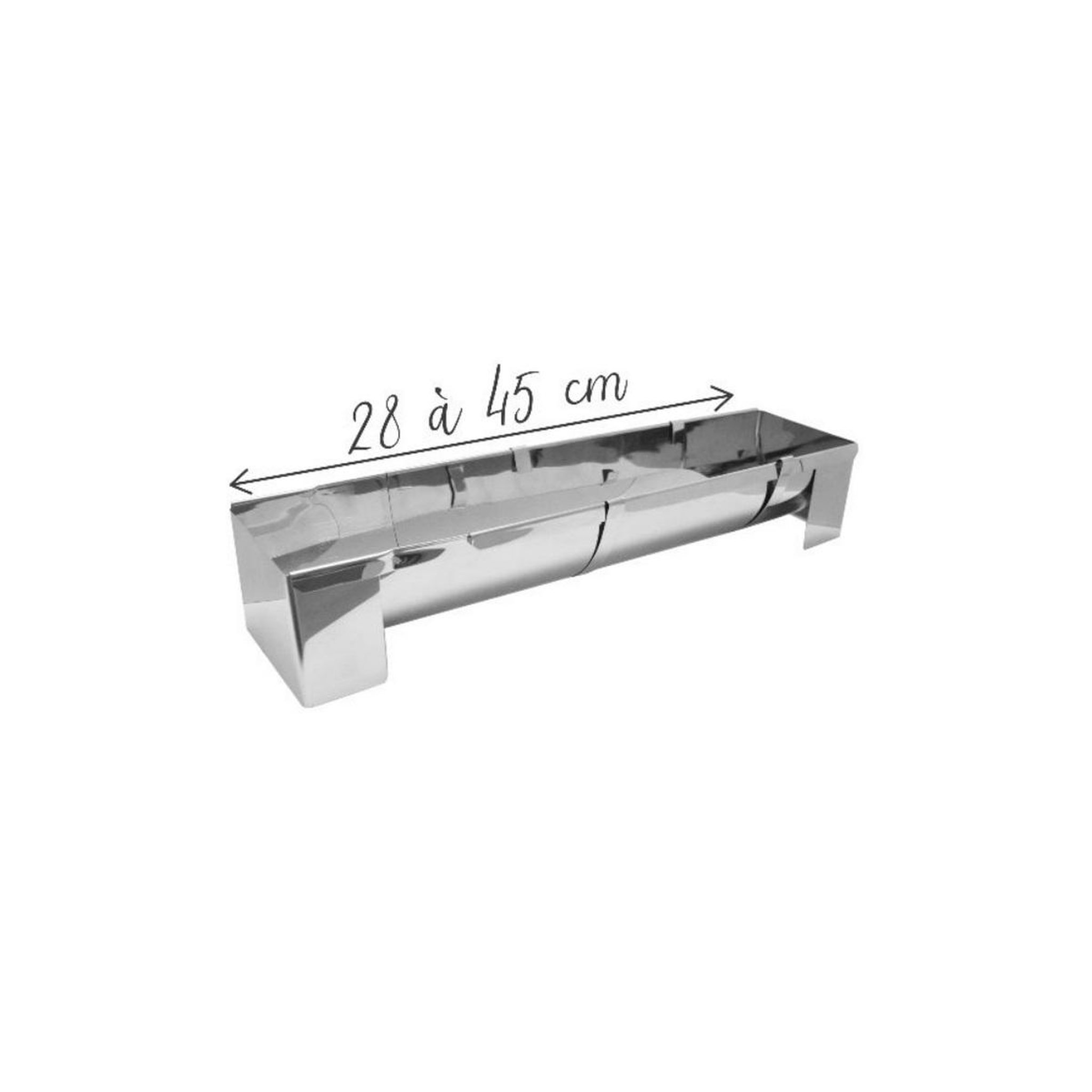 SCRAPCOOKING Moule à bûche inox - 1936