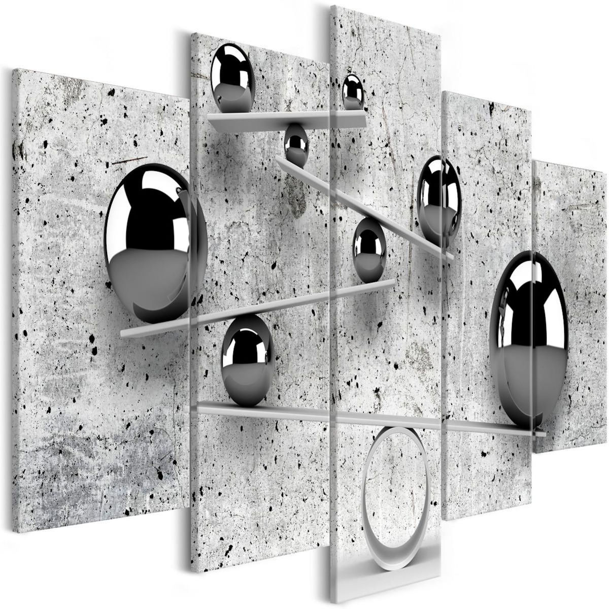 Paris Prix Tableau Imprimé 5 Panneaux  Balls & Concrete Wide