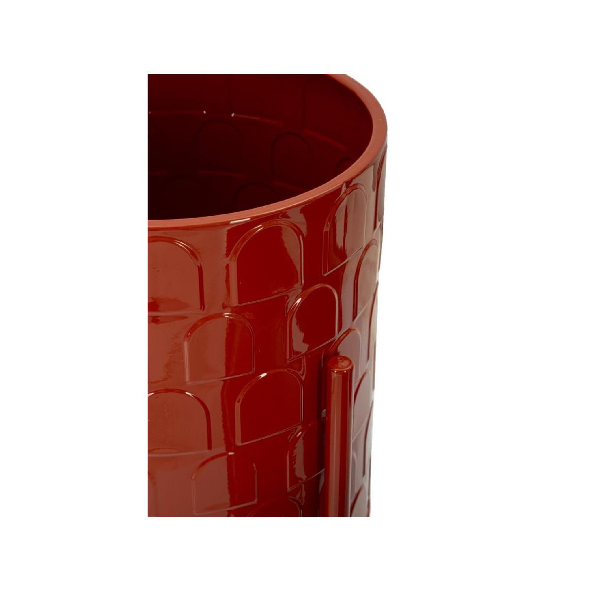 Voir la diapositive 5 : Paris Prix Lot de 3 cache-pots sur pied  archy  56cm rouge