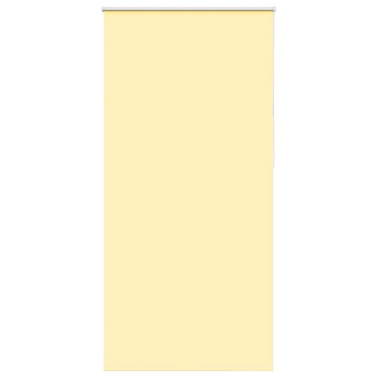 VIDAXL Store enrouleur occultant jaune largeur du tissu 85,7 cm