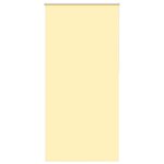 VIDAXL Store enrouleur occultant jaune largeur du tissu 85,7 cm