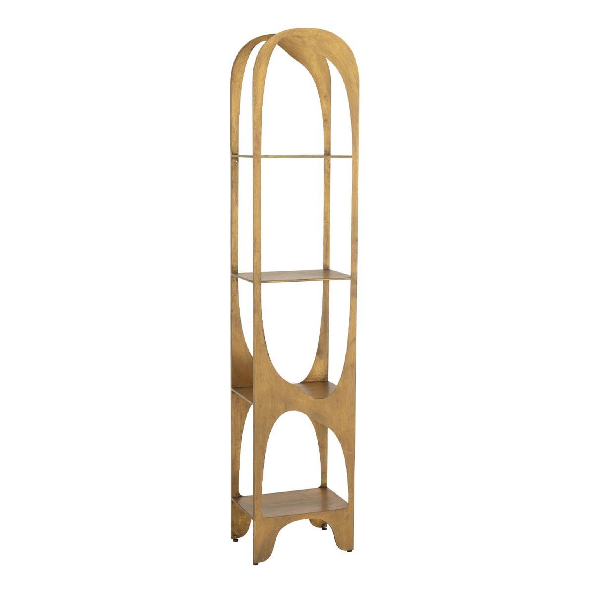 Paris Prix Étagère design en métal  var  200cm doré