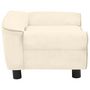 Voir la diapositive 3 : VIDAXL Canape pour chien Creme 72x45x30 cm Peluche