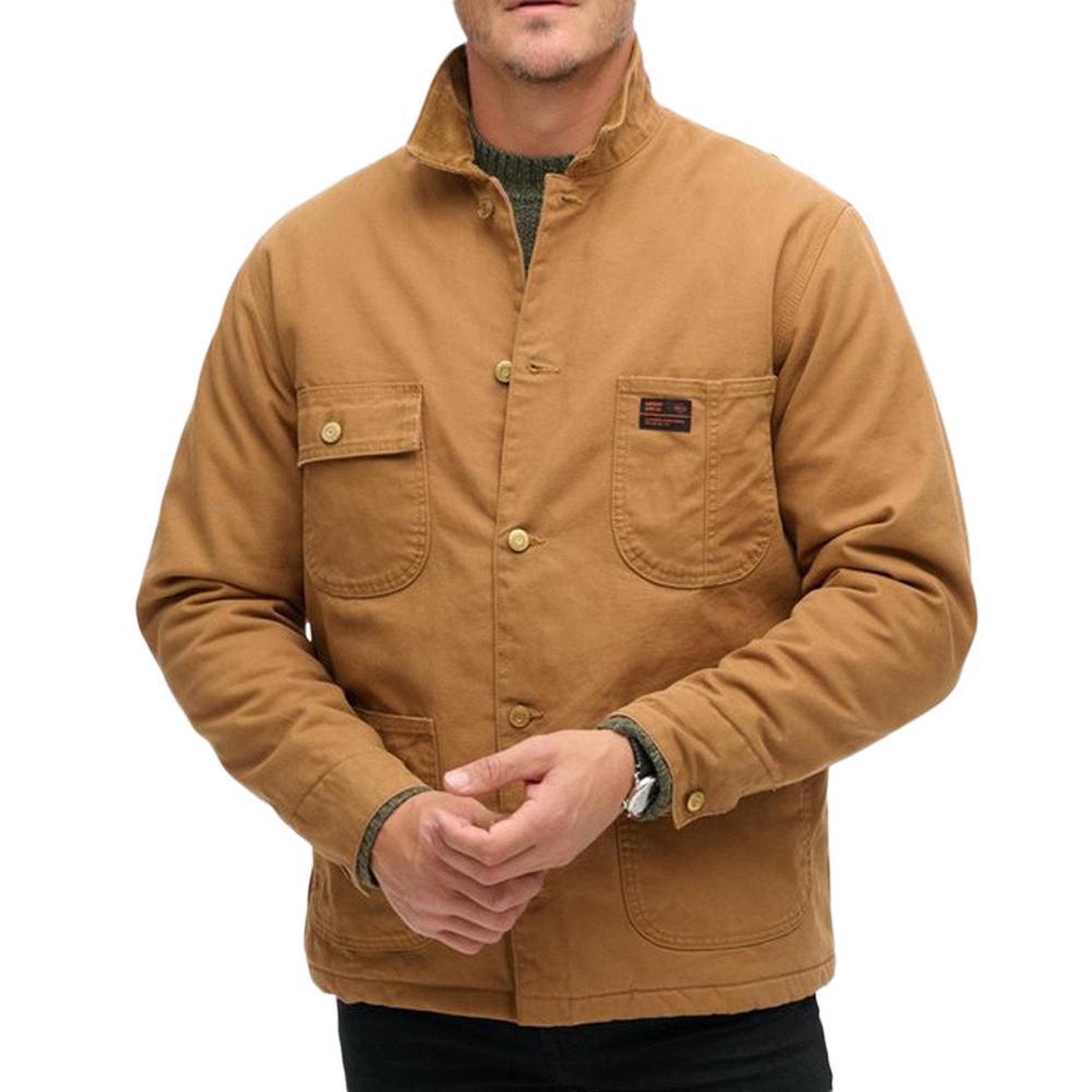 SUPERDRY Veste Marron Homme Superdry Surplus. Coloris disponibles : Marron
