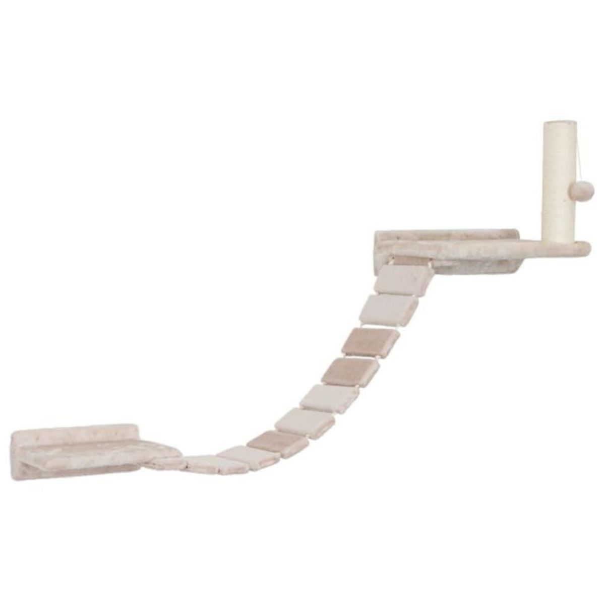 KERBL Kerbl Mur d'escalade pour chats Matterhorn Bois Beige