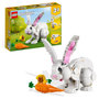 Voir la diapositive 2 : LEGO Creator 31133 Le lapin blanc, Jouet avec Animaux, dont Figurines de Poisson, Phoque et Perroquet
