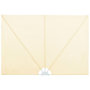 Voir la diapositive 2 : VIDAXL Auvent lateral pliable de terrasse Creme 400 x 200 cm