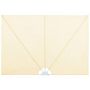 Voir la diapositive 2 : VIDAXL Auvent lateral pliable de terrasse Creme 400 x 200 cm
