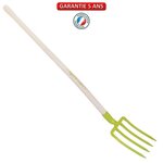 OUTILS PERRIN Fourche de 27cm, manche 100cm - Kiwi