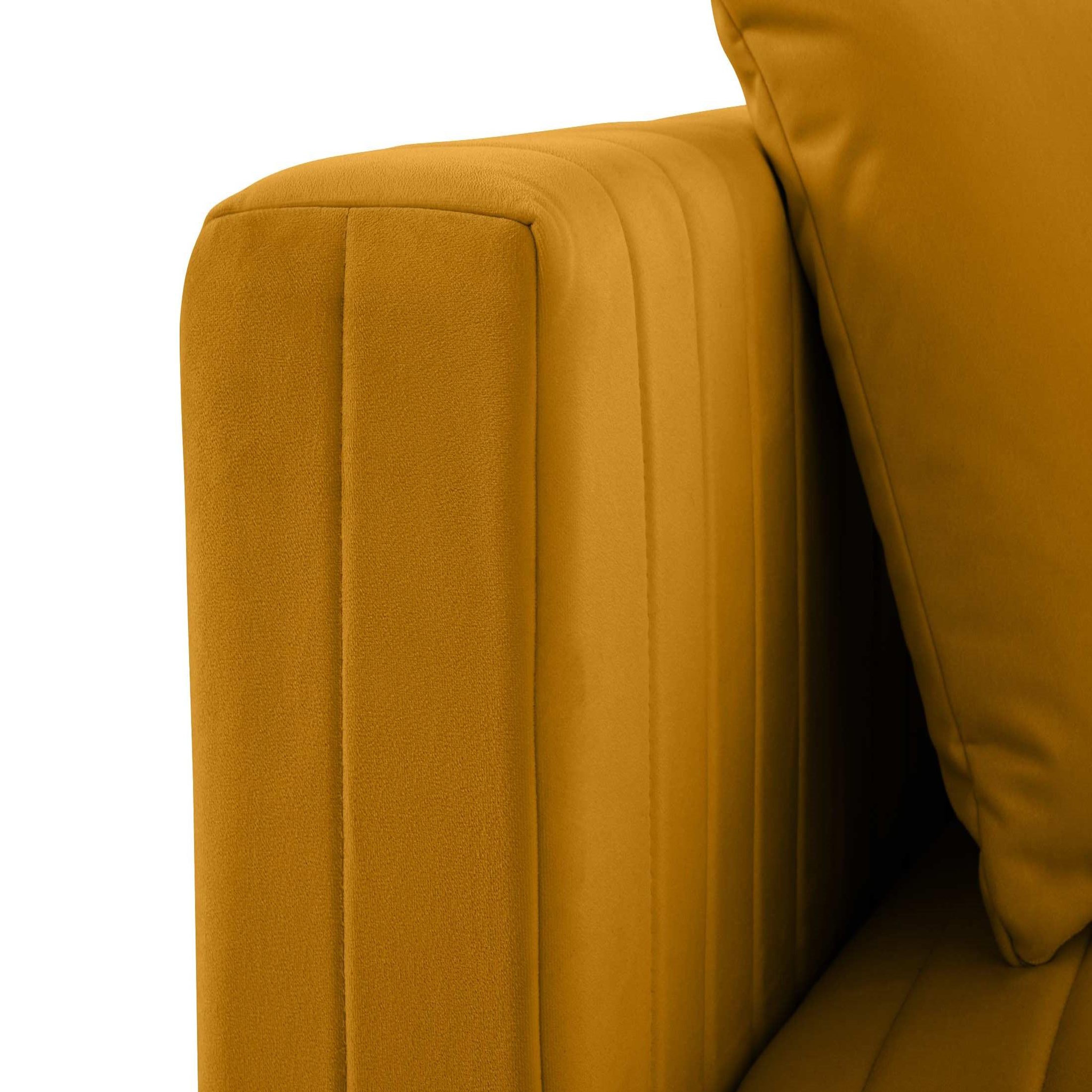 Voir la diapositive 5 : LISA DESIGN Nova - module d'assise gauche - en velours