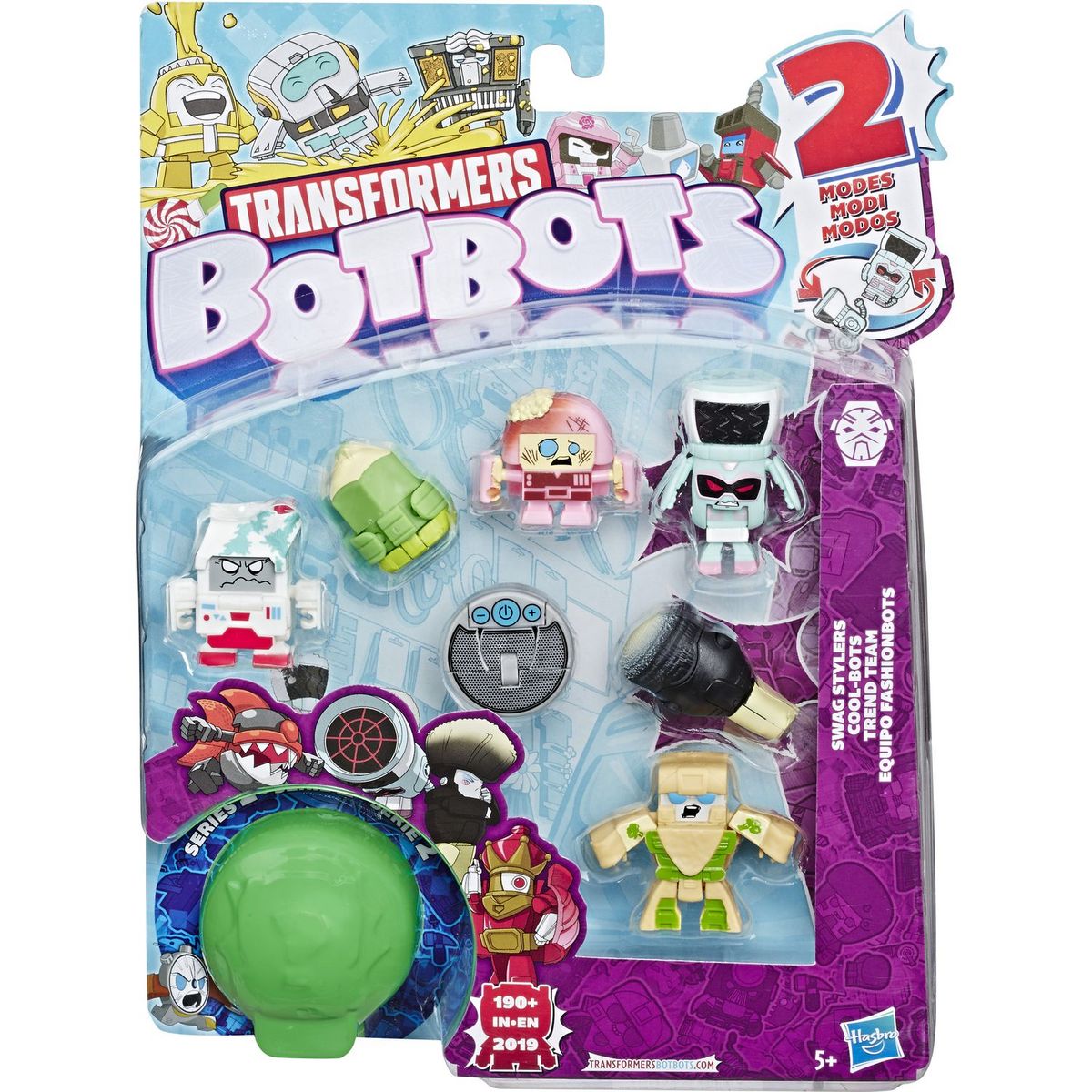 HASBRO Pack 8 figurines Transformers botbots 1