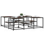 Voir la diapositive 4 : VIDAXL Table basse chene marron 121x121x40 cm bois d'ingenierie