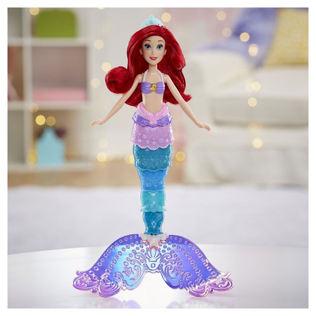 HASBRO Disney Princesses Poupée Ariel sirène Arc-en-ciel