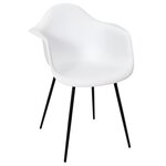 The Home Deco Factory Fauteuil GUSTAV blanc