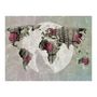 Voir la diapositive 2 : Paris Prix Papier Peint  Map of the World Howling To the Moon