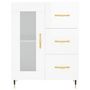 Voir la diapositive 5 : VIDAXL Buffet Blanc brillant 69,5x34x90 cm Bois d'ingenierie