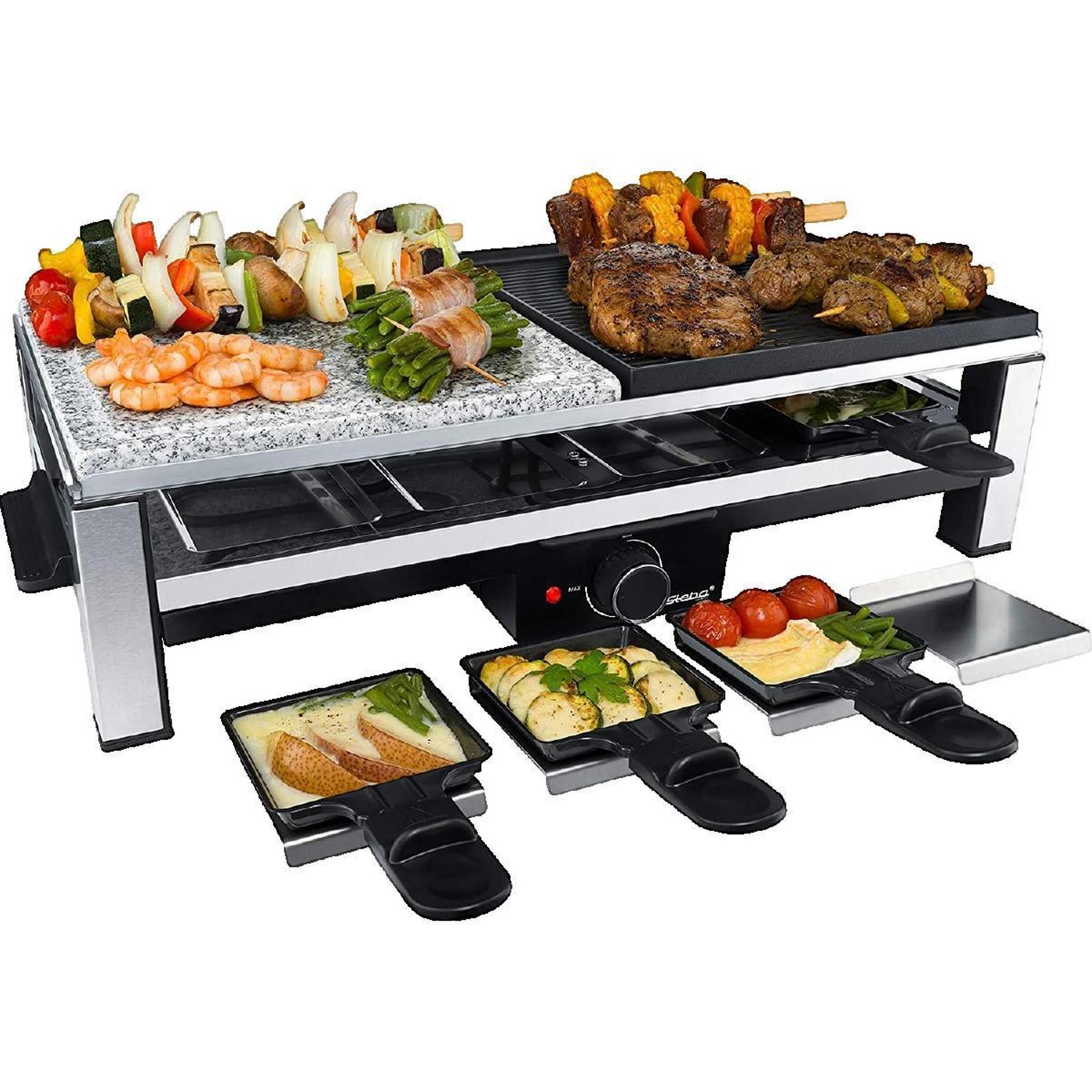 STEBA Appareil à raclette Steba RC 108 Noir