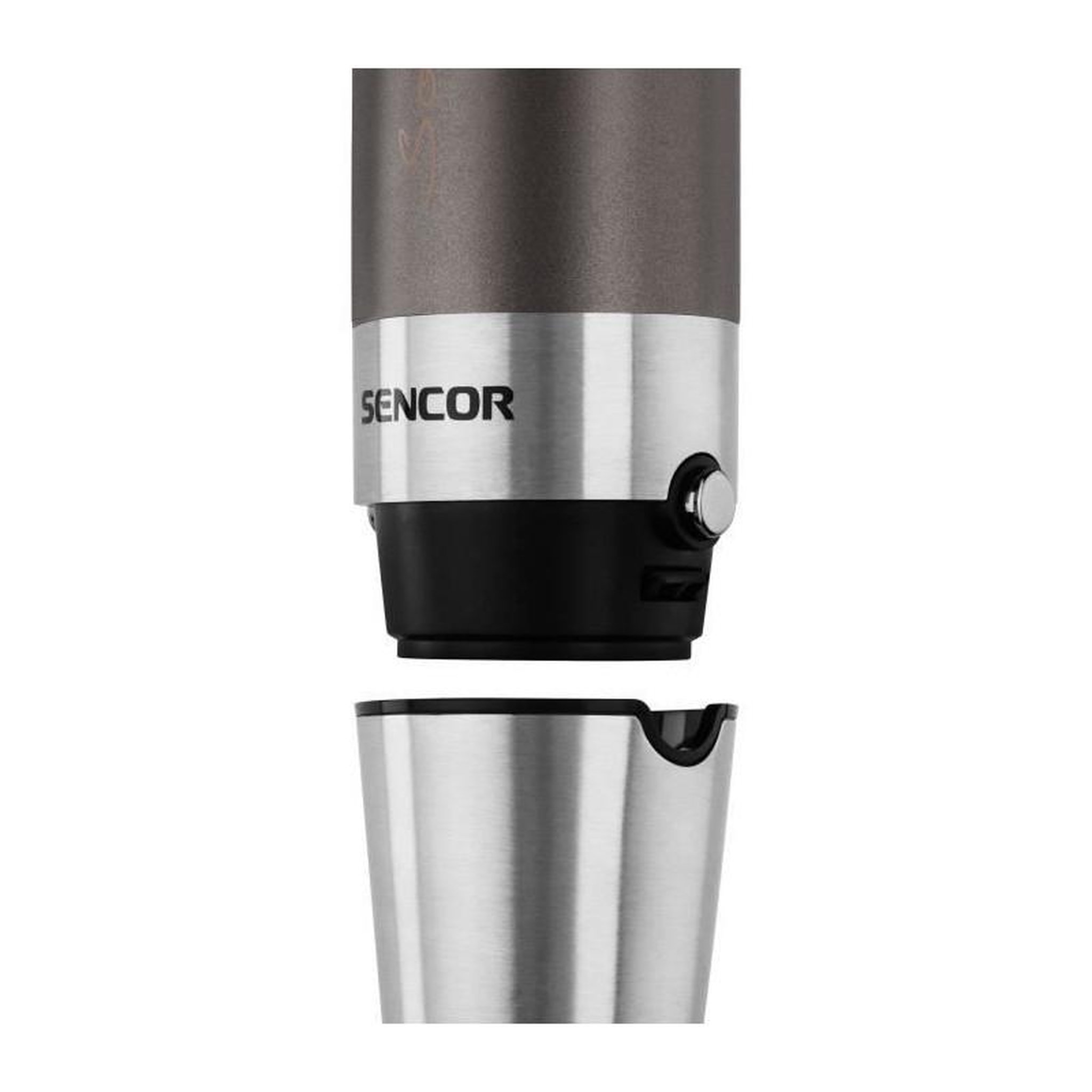 Voir la diapositive 4 : SENCO Mixeur plongeant 9 en 1 - SENCOR - SHB 5501CH-EUE3 - 1200 W - Gris
