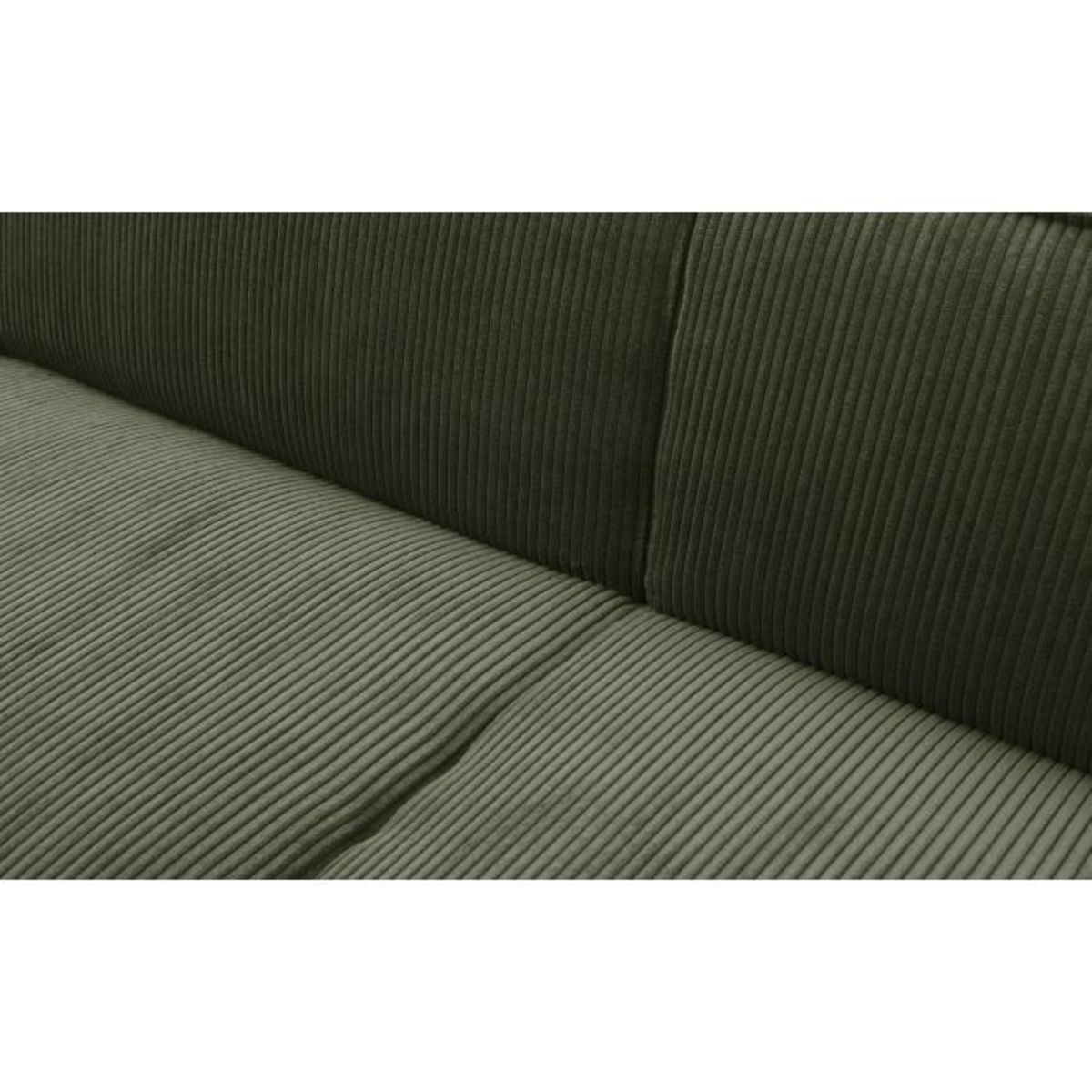 Paris Prix Canapé Convertible 3 Places Velours  Dudley  230cm Vert