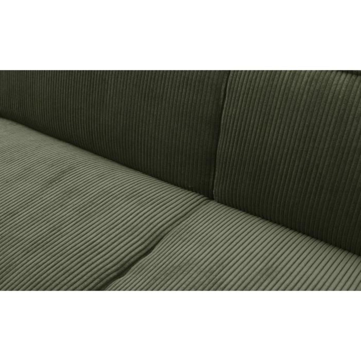 Paris Prix Canapé Convertible 3 Places Velours  Dudley  230cm Vert