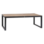 HESPERIDE Table de jardin extensible Corvo acacia et aluminium - 12 Places
