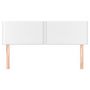 Voir la diapositive 3 : VIDAXL Tetes de lit 2 pcs Blanc 72x5x78/88 cm Similicuir