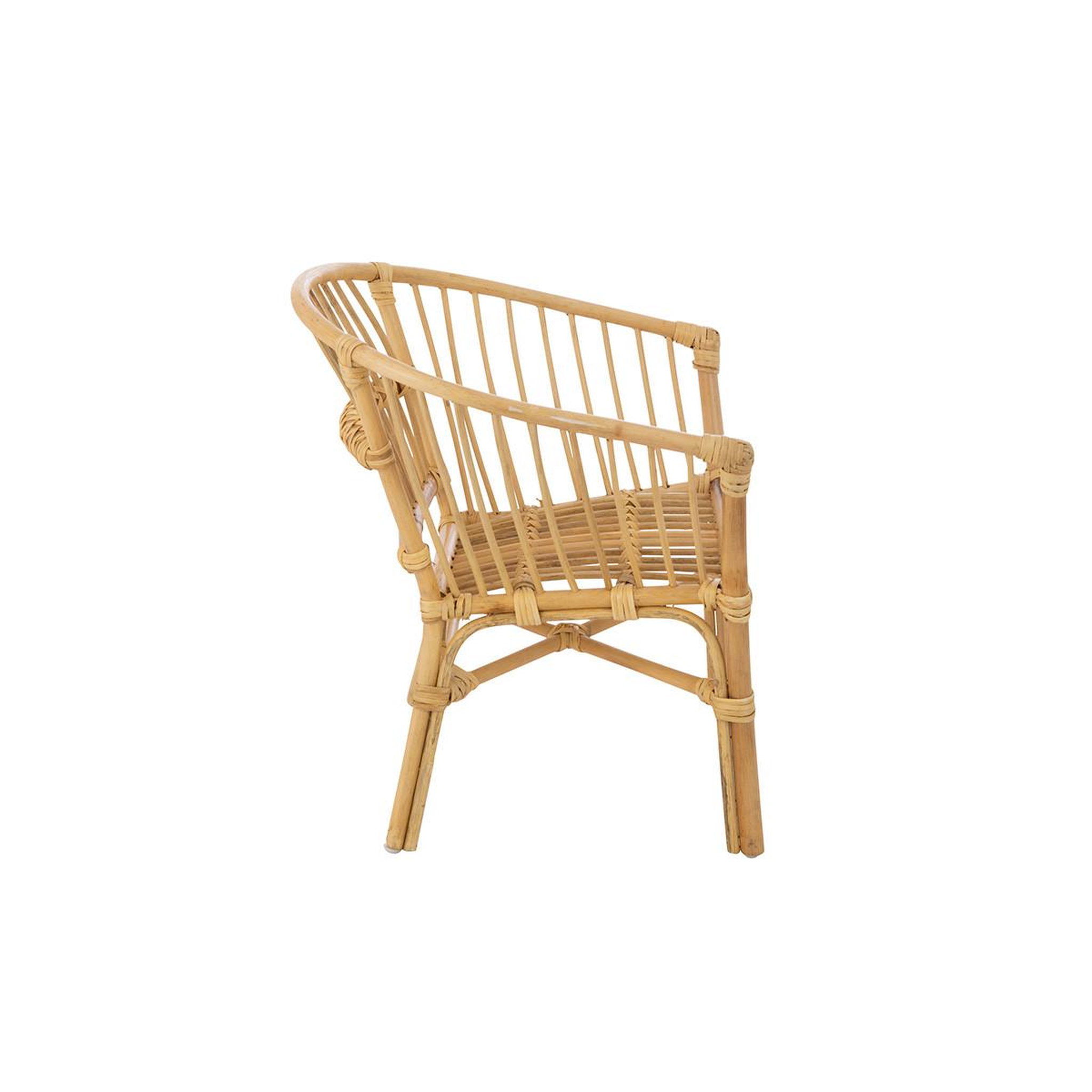 Voir la diapositive 3 : J-LINE Chaise enfant en rotin  filou  52cm naturel