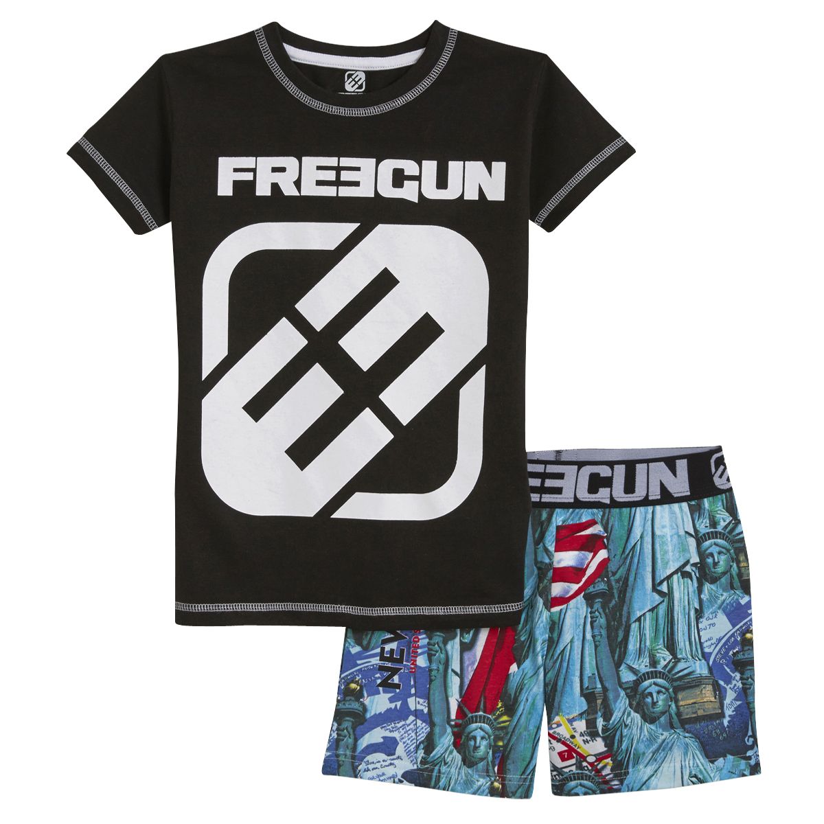 FREEGUN Pyjashort Freegun Garçon du 8 au 16 ans