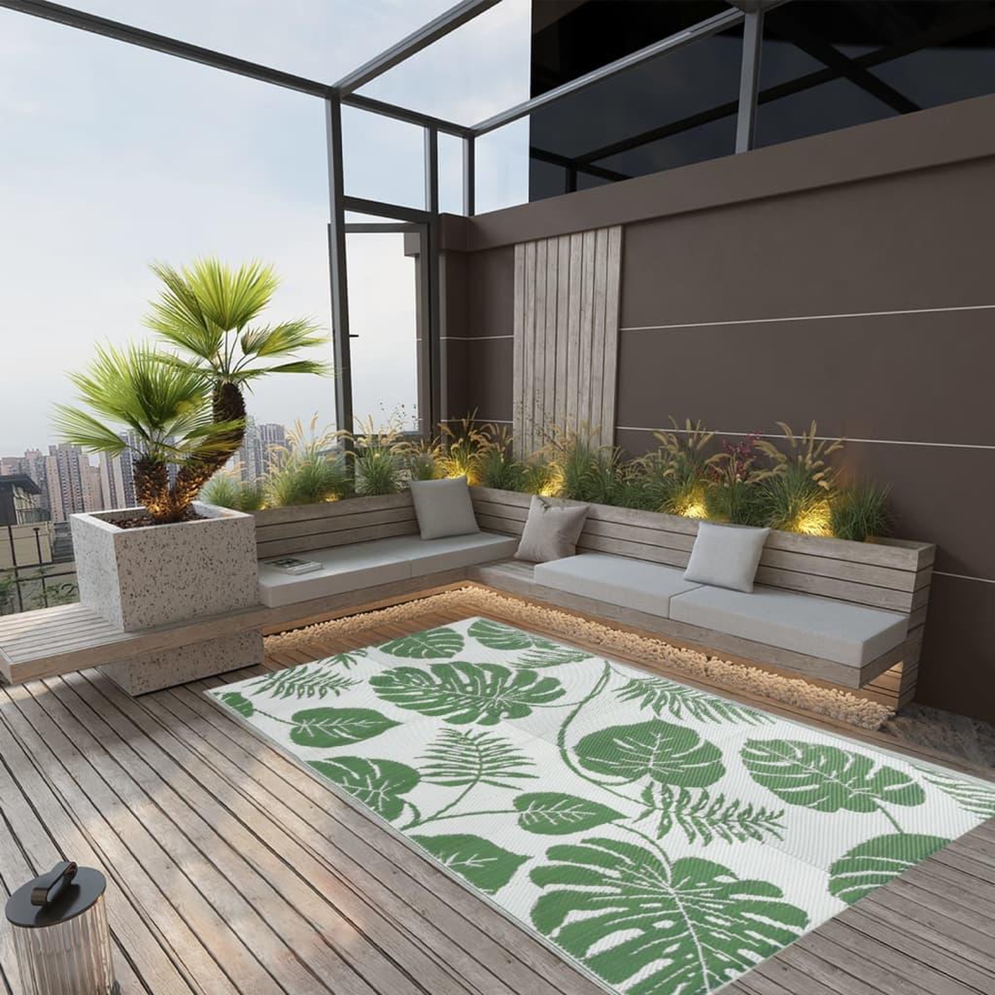 Voir la diapositive 1 : VIDAXL Tapis d'exterieur Vert 160x230 cm PP