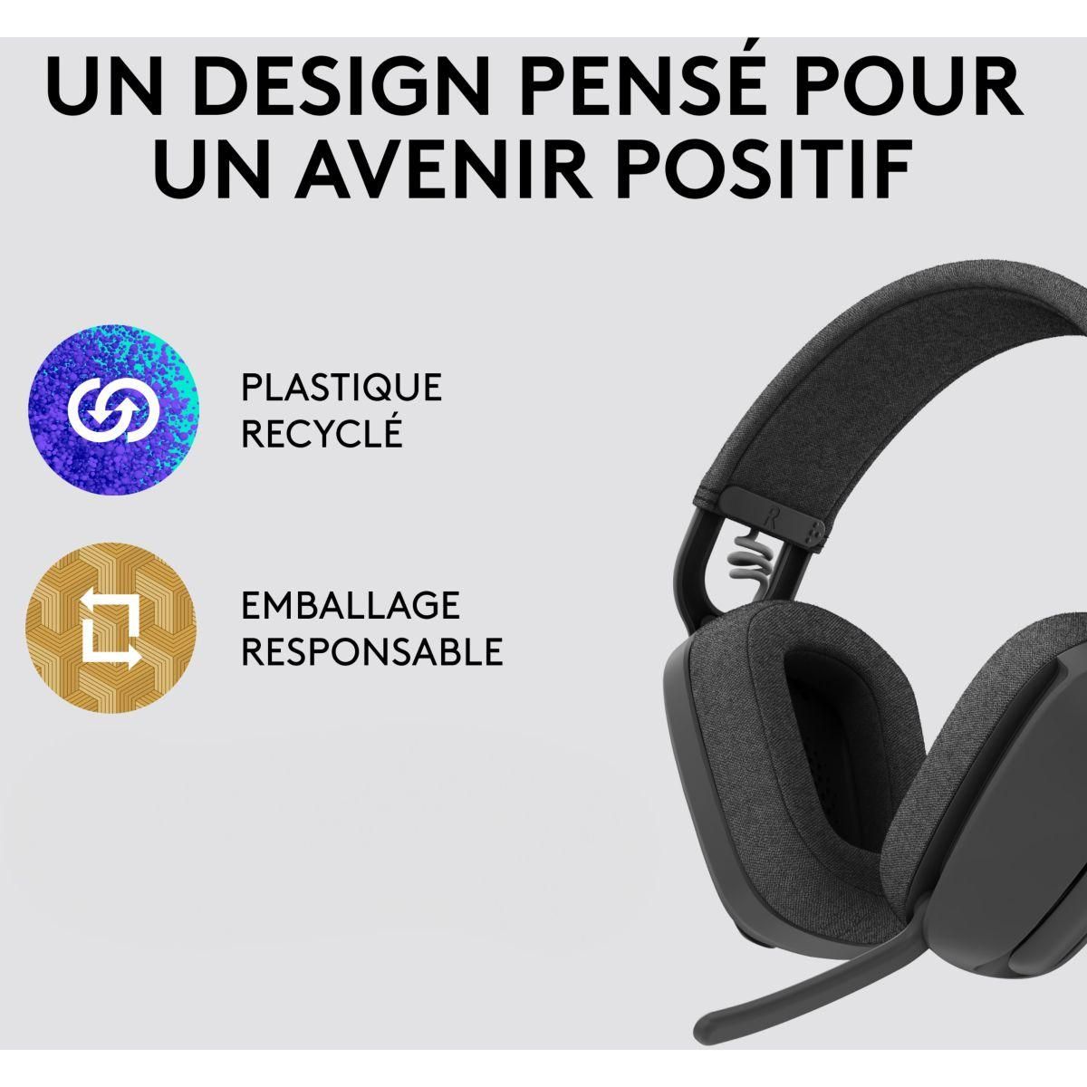 Logitech Micro-casque Zone Vibe 100 Graphite